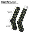 thumbnail image 5 of Balery Avocado Printed Novelty Socks Men's Women's Crew Socks Sports Socks Knee High Socks Cotton Socks Quirky and Cool Socks, 5 of 9