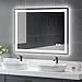 thumbnail image 3 of USHOWER 48x36 Inch Modern LED Bathroom Mirror - Smart Backlit Vanity Mirror with Anti-Fog, Dimmable Lights, Wall Mounted, 1/5 Inch Tempered Glass, 3 of 4