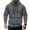Dark Gray, variant on BLCHUNen Fleece Hoodies for Men Half Zip up Tops Drawstring Breathable Active Sports Elastic Gym Casual Sweatshirts with Pockets