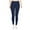 Navy, variant on Women's Low Rise Yoga Pants Solid Color Full Length Trousers Soft Opaque Fabric for Comfortable Everyday Wear