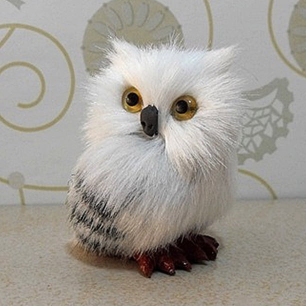 Mini lindo búho blanco juguete decoración del hogar regalo de Navidad Año Nuevo ANGGREK Otros