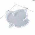 thumbnail image 1 of Molde de silicona for posavasos de hojas irregulares for pegamento de cristal, herramienta de artesanía de resina DIY, 1 of 2