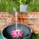 thumbnail image 1 of Bomba de fuente con forma de loto Wdftyju 2.5 W adornos de nenúfares energía solar rosa, 1 of 6