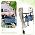 thumbnail image 3 of Jiueut Aztec Tribal Wheelchair Side Organizer Storage Bag Armrest Pouch Wheelchair Pouches with Pockets for Seniors Washable Electric Wheelchair Bags to Hang on Side, 3 of 7