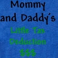 thumbnail image 2 of CafePress - Mommy And Daddy's Little T - Cute Infant Baby Football Bodysuit, 2 of 3