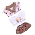 thumbnail image 3 of Camiseta para Muñeca Perfecl 15cm Abrigo y Pantalones Cortos 3 Piezas, 3 of 8