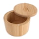 thumbnail image 1 of Contenedor de especias de bambú natural, elegante salero de bambú para decoración de cocina con tapa giratoria magnética para un almacenamiento versátil en su espacio de cocina, 1 of 5