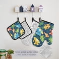 thumbnail image 5 of Fish Koala Leaf 5 Pcs Kitchen Set Heat Resistant Oven Mitts and Non-Slip Pot Holders with Adjustable Cooking Apron, 5 of 6