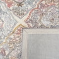 thumbnail image 6 of SAFAVIEH Micro-Loop Hudson Medallion Area Rug, Grey/Ivory, 4' x 6', 6 of 7