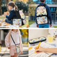 thumbnail image 2 of KUIFORTI Cute Cat Bookbag with Lunch Box, 4Pcs Kids Backpack Set for Elementary School Students, Boys Girls School Bag with Pencil Pouch Water Bottle Sleeve Back to School Supplies, 2 of 7