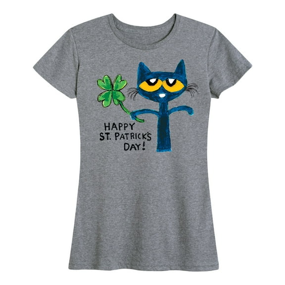 Pete The Cat - Happy St. Patricks Day - Women's Short Sleeve Graphic T-Shirt