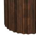 thumbnail image 2 of Rolf 16 inch Wide Solid Mango Boho Contemporary End Table in Walnut Brown, Assembled, 2 of 9