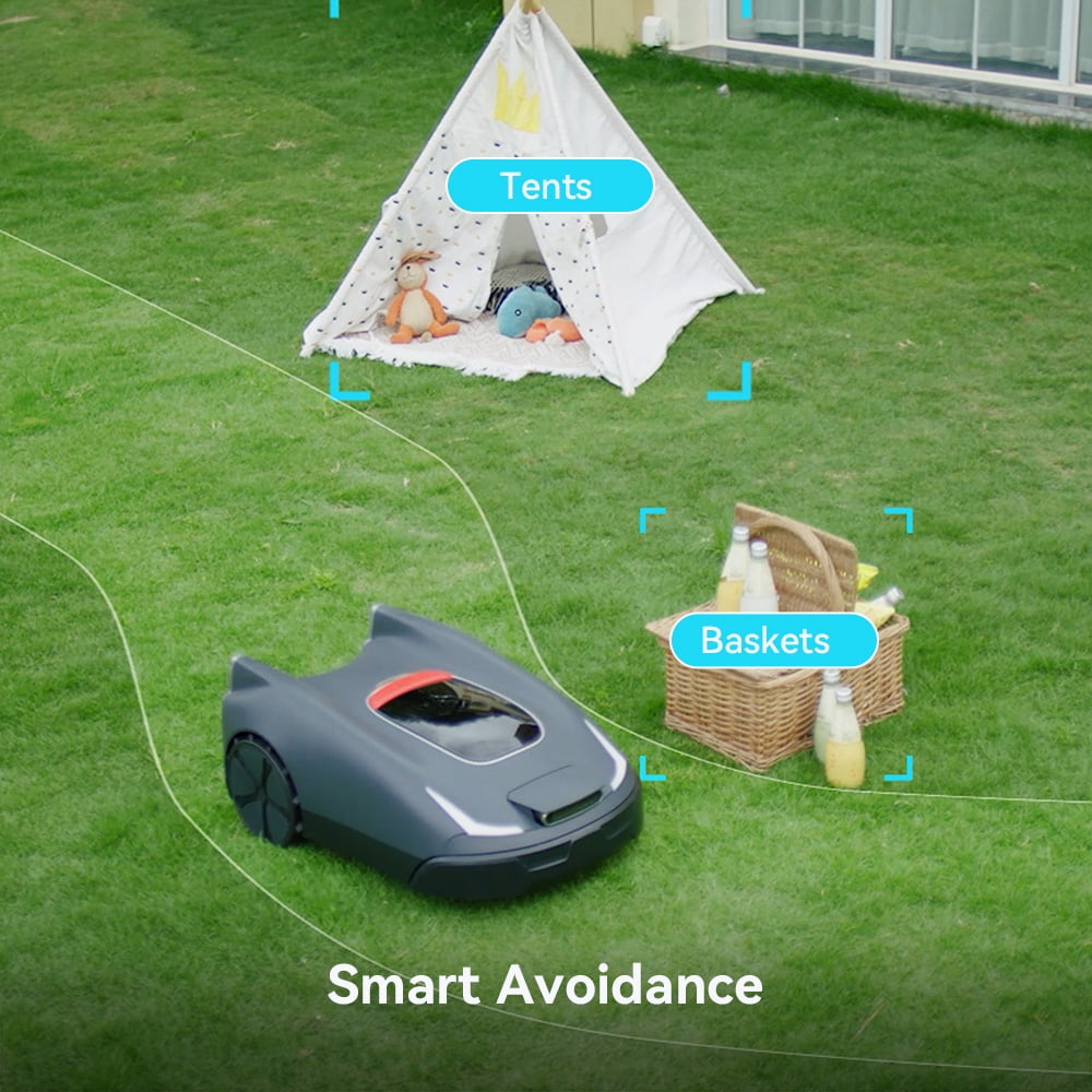 Smart RTK Robot Mower, App Virtual Boundaries, 3D TOF Obstacle Avoidance , 25-60 mm Height , 2000 m²/Day