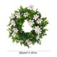 thumbnail image 3 of Corona de flores artificiales de eucalipto para la puerta principal, decoración de primavera con follaje verde para la puerta, corona floral artificial de plástico para interiores y, 3 of 6