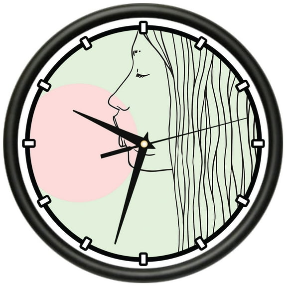 Pink Bubble Gum Design Wall Clock | Precision Quartz Movement | Décor For School Class Office Bedroom Decoration