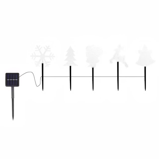 Cateissary Luces de jardín para decoración al aire libre Luces de jardín LED al aire libre impermeables y duraderas para casa de campo