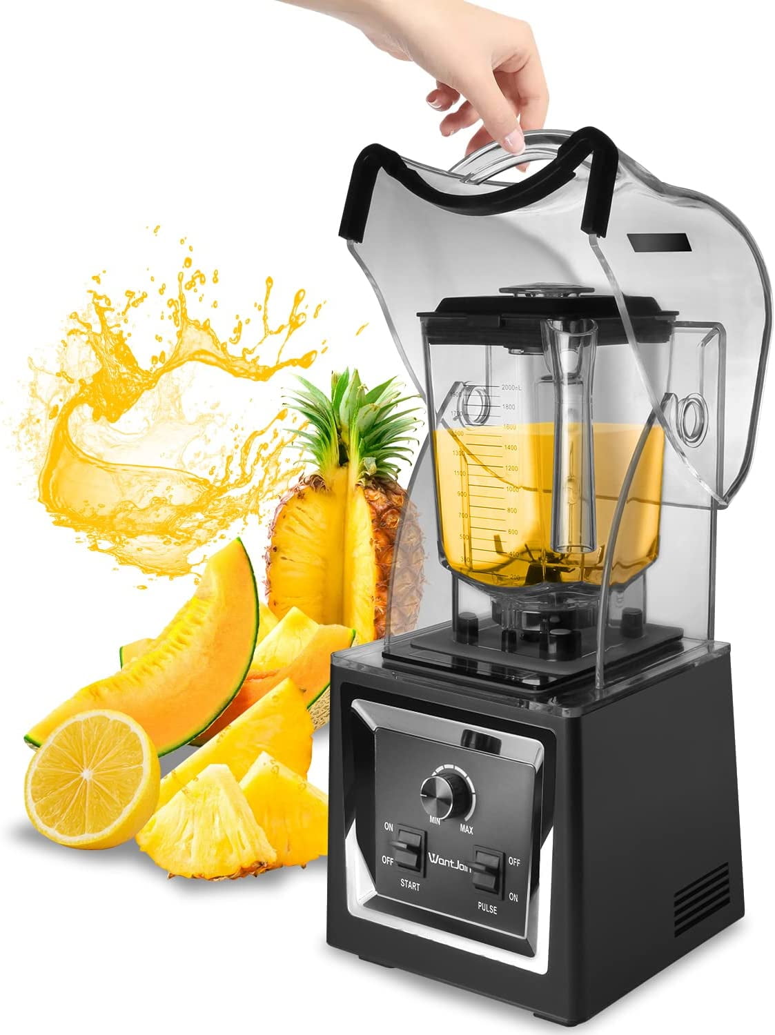 Wantjoin Professional Blender Commercial Soundproof Quiet blender