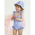 thumbnail image 3 of BULLPIANO Baby Girl Swimsuit Infant Bathing Suit Summer Ruffle One Piece Sleeveless Bikini Swimwear Beachwear Cute Girls Swimsuits, 3 of 8