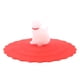 thumbnail image 1 of Tapa De Taza De Silicona Tapa de silicona para taza de cereza roja transparente, tapa de dibujos animados reutilizable a prueba de fugas (gato), 1 of 3