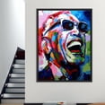 thumbnail image 3 of Singer Canvas Gift, Canvas Print, Wall Art Canvas, Large Printed Canvas, Musicians Canvas Poster, Ray Charles Canvas, Canvas Wall Decor - Natural Framed, 3 of 5
