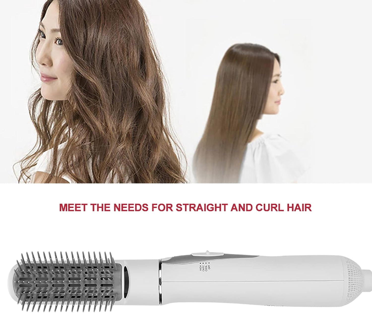 CJBZLCPCOO Blow Dryer Brush Comb 2 in 1 - Multifunctional Hair Styling Tool for Beauty, Professional Electric Hair Dryer and Volumizer