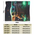 thumbnail image 4 of Yoda Blanket Soft Cozy Fleece Throw Blanket Gift for Boys Girls Adults, Lightweight Warm Fuzzy Flannel Blankets for Sofa Couch Chair Bed Living Room 40"x30", 4 of 8