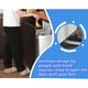 thumbnail image 4 of Manija de silicona para cajones y puertas, sin necesidad de taladrar, manija plegable para puertas de armarios, abridor de puertas portátil, impermeable, para armario, baño, oficina, 2, 4 of 9