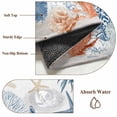 thumbnail image 5 of Summer Ocean Large Area Rugs 5x8 ft Nautical Sea Watercolor Orange Blue Starfish Corals Washable Rug Non Slip Indoor Carpet Absorbent Floor Mat for Living Room Bedroom Dining Room, 5 of 9