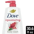 Dove Rejuvenating Liquid Body Wash with Pump Pomegranate & Hibiscus, 30.6 oz