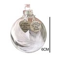 thumbnail image 2 of Transparente, Bola De Plumas Redonda, Adornos De Bolas De Plástico Transparente, Decoración De Árbol De Navidad, Colgante Conmemorativo, Regalo Minnieouse HA042018-05, 2 of 6