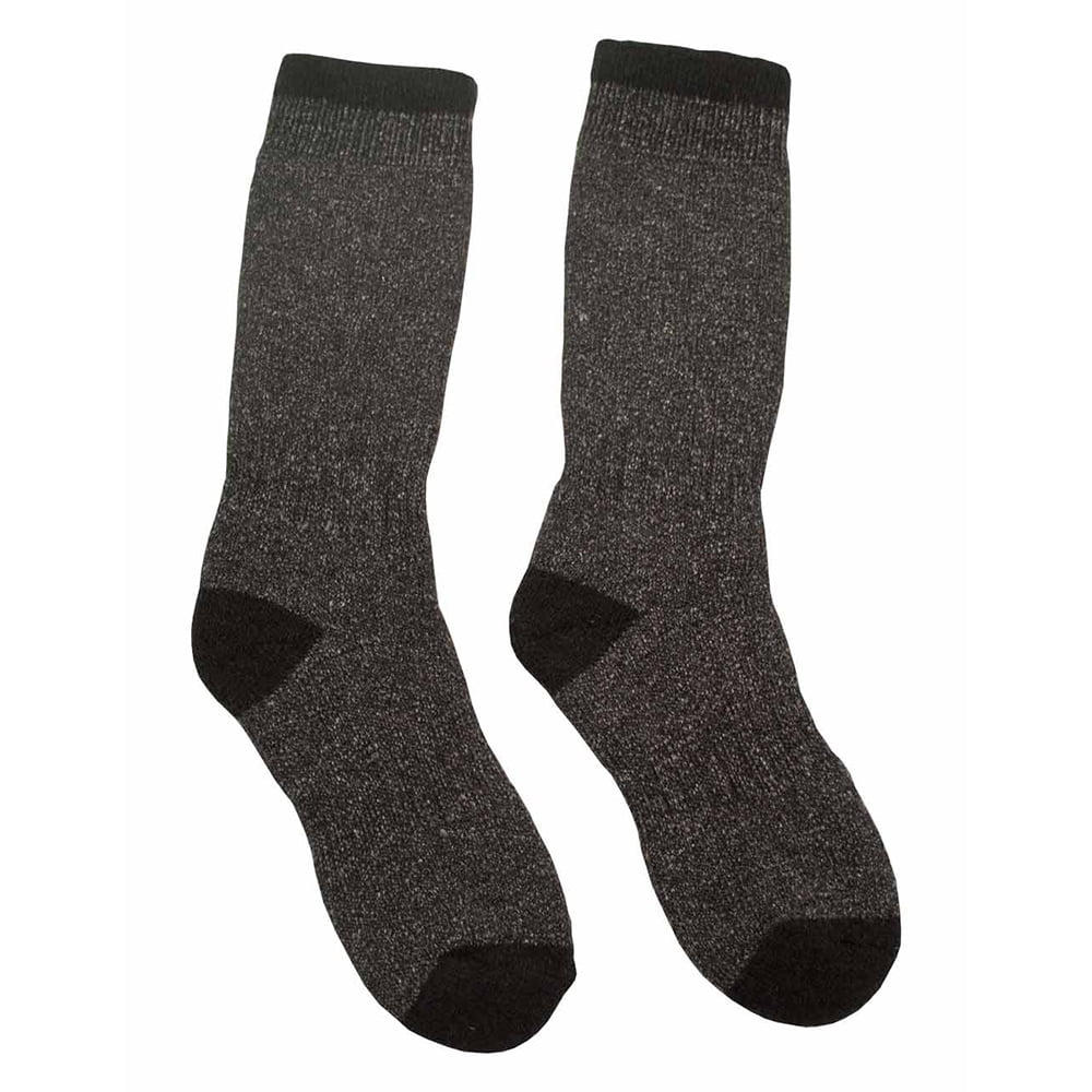 Duray Grey Blend High Tech Thermal Wool Socks - Mens Size 10-13 ...