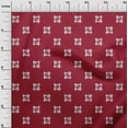 thumbnail image 2 of oneOone Cotton Cambric Fabric Square Kasuri Print Fabric By The Yard 56 Inch Wide, 2 of 4