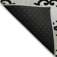 thumbnail image 3 of Addison Rugs Chantille Indoor/Outdoor Transitional Scrolls Black Washable Rectangle Rug, 1'8" x 2'6", 3 of 6