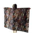 thumbnail image 1 of Escalada Chubasquero impermeable Chaqueta de lluvia unisex para senderismo al aire libre (camuflaje de hoja), 1 of 6