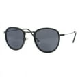 thumbnail image 3 of Bifocal Reading Sunglasses Unisex Vintage Fashion Panto Frame Gray Gunmetal+1.75, 3 of 5