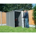 thumbnail image 3 of Palram - Canopia HG9600T SkyLight 4 ft.  x 6 ft.  Lean-To Shed - Gray, 3 of 10