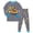 C-DA Dark Gray, variant on CAICJ98 Toddler Boys Pajamas Monster Truck Cotton Kids Dinosaur 2 Piece Truck Pjs Sleepwear Boys' Clothing Sets (Grey,4-5 Years)
