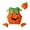 Orange, variant on Krdevn Kids' Halloween Set - Soft Pumpkin Vest with Hat & Socks, 3-Piece Playful Outfit for Boys & Girls,Size:6-12 Months