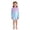 Sky Blue-h, variant on MuXiKeJi Clothes Girls Bathing Suit Color Block Bikini Sets Girls 2 Piece Swimsuit Adjustable Straps Girl Swimsuit with Chest Pad 9-16Y