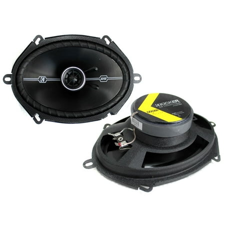 Kicker DSC684 6" x 8" D-Series 2-Way Car Speakers with 1/2" Tweeters