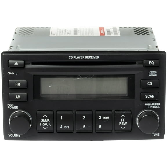 Restored 2007 Hyundai Entourage AMFM Radio Single Disc CD Player Part Number 961404D100VA (Refurbished)