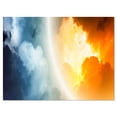 thumbnail image 2 of Space Sunset - Spacescape Canvas Art Print, 2 of 3