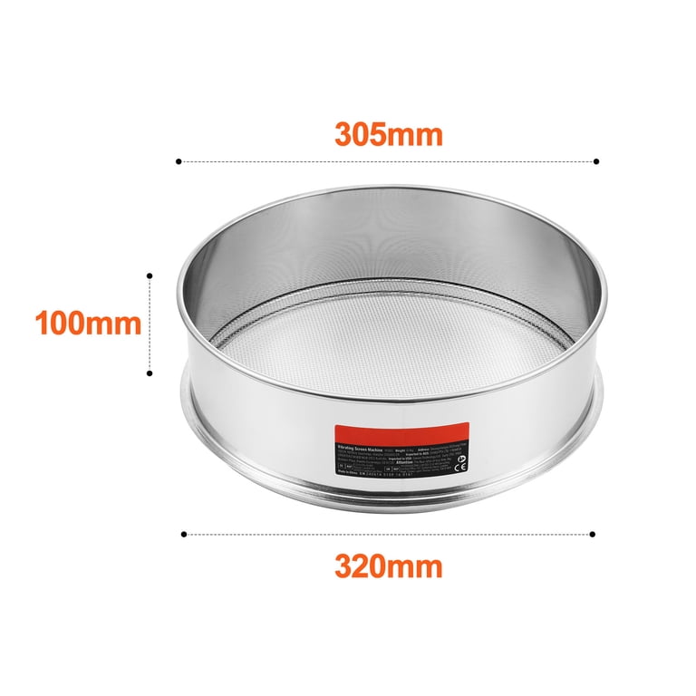 KFFKFF Flour Sieve with 10 Mesh, 12.6
