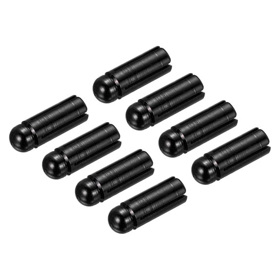 Uxcell Dart Flight Protectors, Aluminum Alloy Wing Protectors, Black 8 Pack