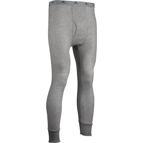 Indera Men's 65/35 Waffle Knit Pant Medium Heather Grey
