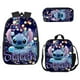 thumbnail image 4 of Disney-mochila de Lilo Stitch para niños y niñas, morral escolar de colores con bolsa de almuerzo, mochila de viaje para adolescentes, 3 unidades por juego, 4 of 4