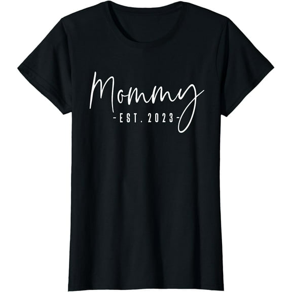 Mommy Est 2023 Mommy To Be Gifts New Mom Pregnancy T-Shirt