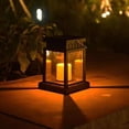 thumbnail image 2 of Vintage Style Solar Powered Lantern Solar Garden Light with Vivid Fire,Decorative Lanterns (Set of 1), 2 of 3