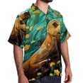 thumbnail image 2 of Platypus Men's Hawaiian Shirt, Button Down Poplin Short Sleeve Casual Summer Beach Printed Unisex Shirts, 2 of 6