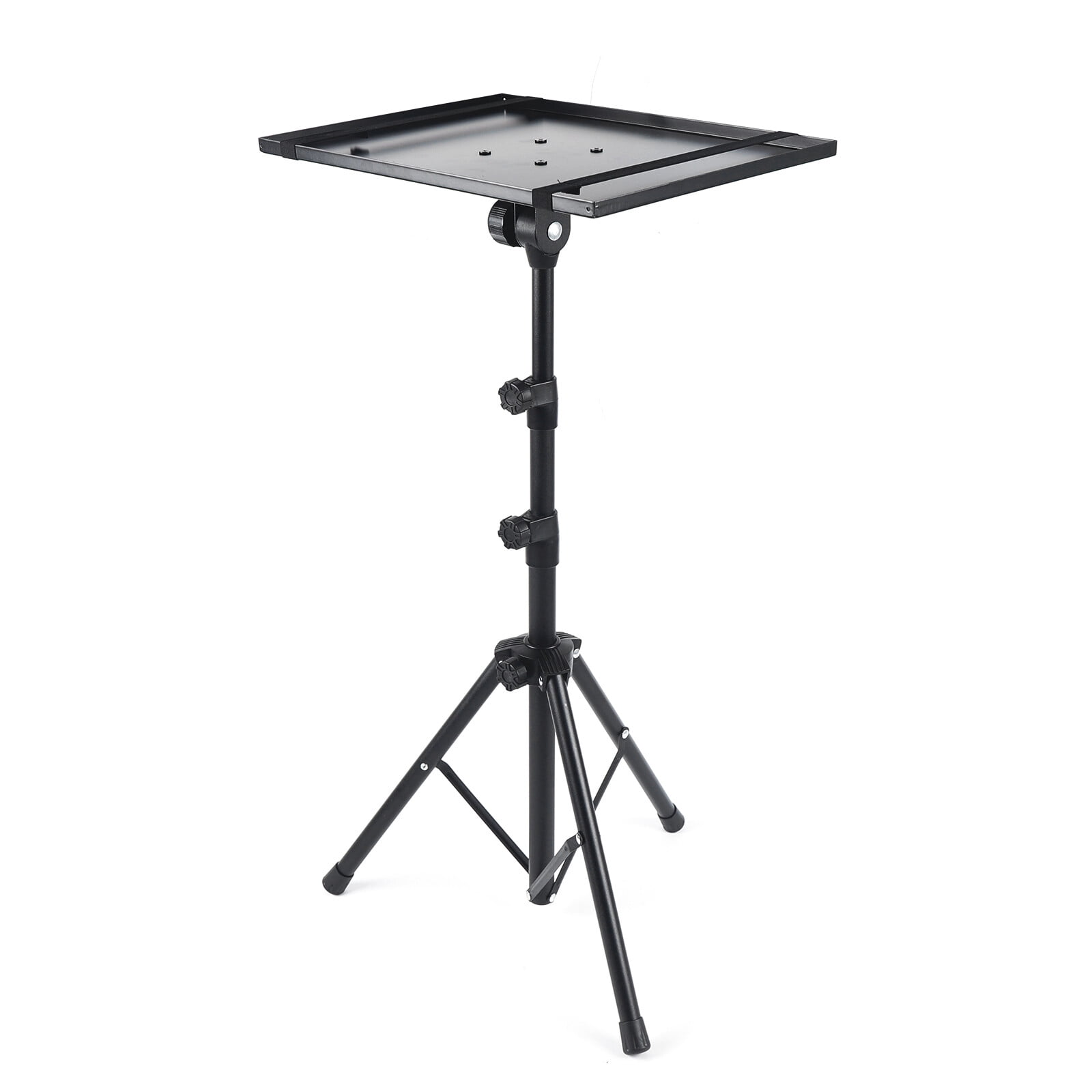 DENEST Mobile Projector Floor Tripod Stand Laptop Holder with Tray Adjustable Height